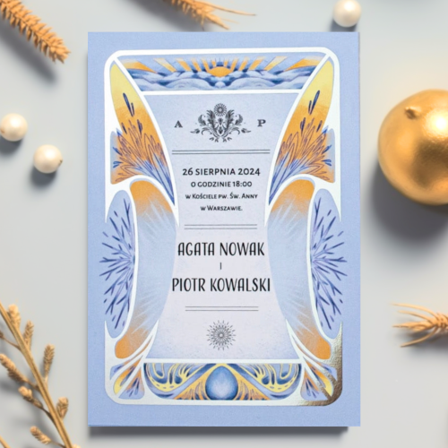 Zaproszenia ślubne TANIEC PŁATKÓW ŚNIEGU