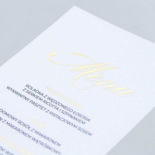 Paryski glamour | MENU dla każdego gościa