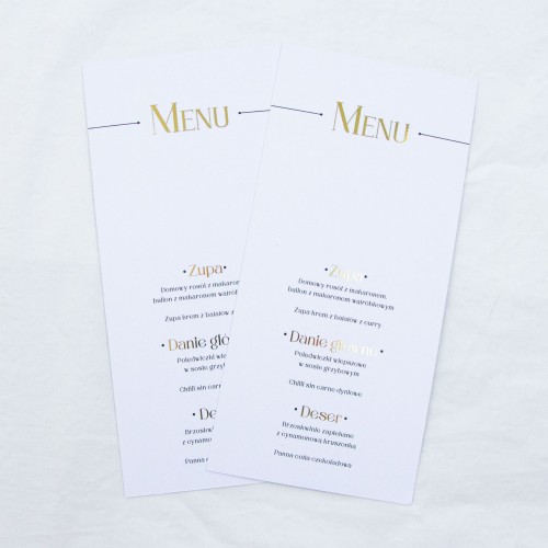 Elegancja Art Deco | MENU dla każdego gościa