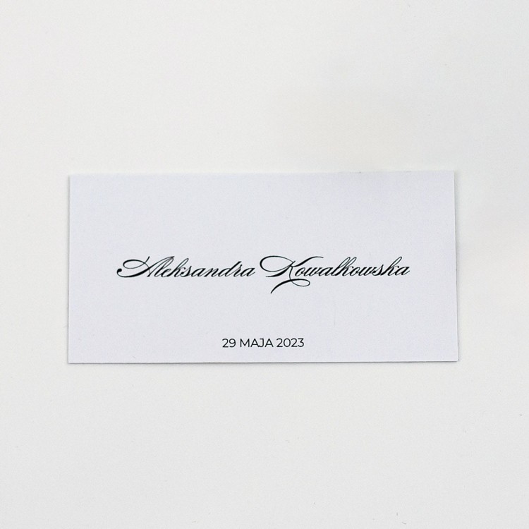Paryski Glamour | PŁASKIE WINIETKI z imionami gości