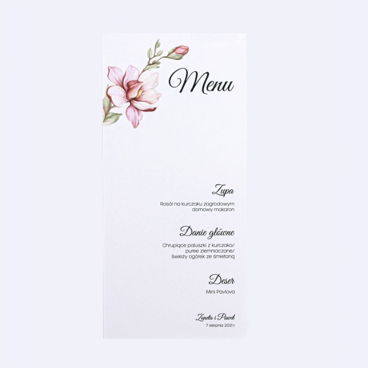 Nasza Bajka | MENU dla każdego gościa