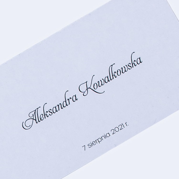 Kwiat Paproci | PŁASKIE WINIETKI z imionami gości