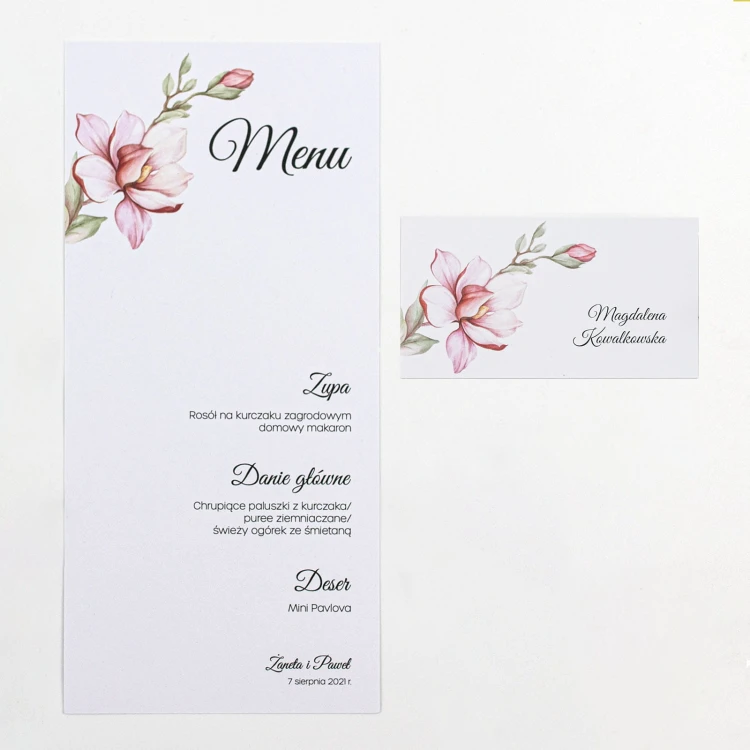 Nasza Bajka | MENU dla każdego gościa