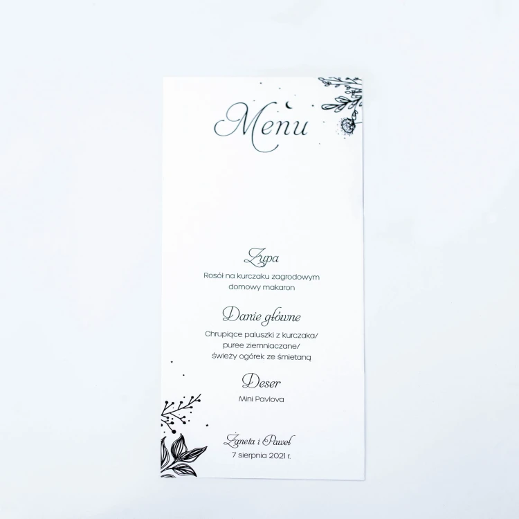 Kwiat Paproci | MENU dla każdego gościa