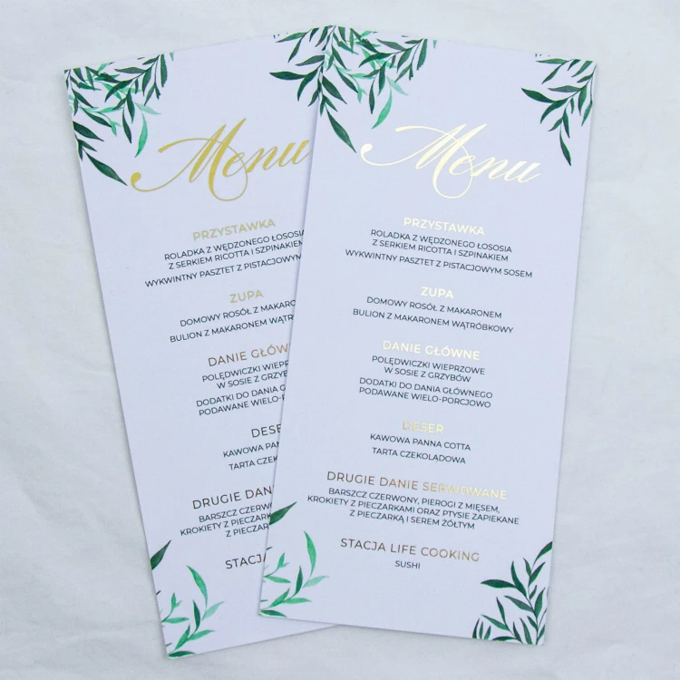 Zacieniony Ogród | MENU dla każdego gościa